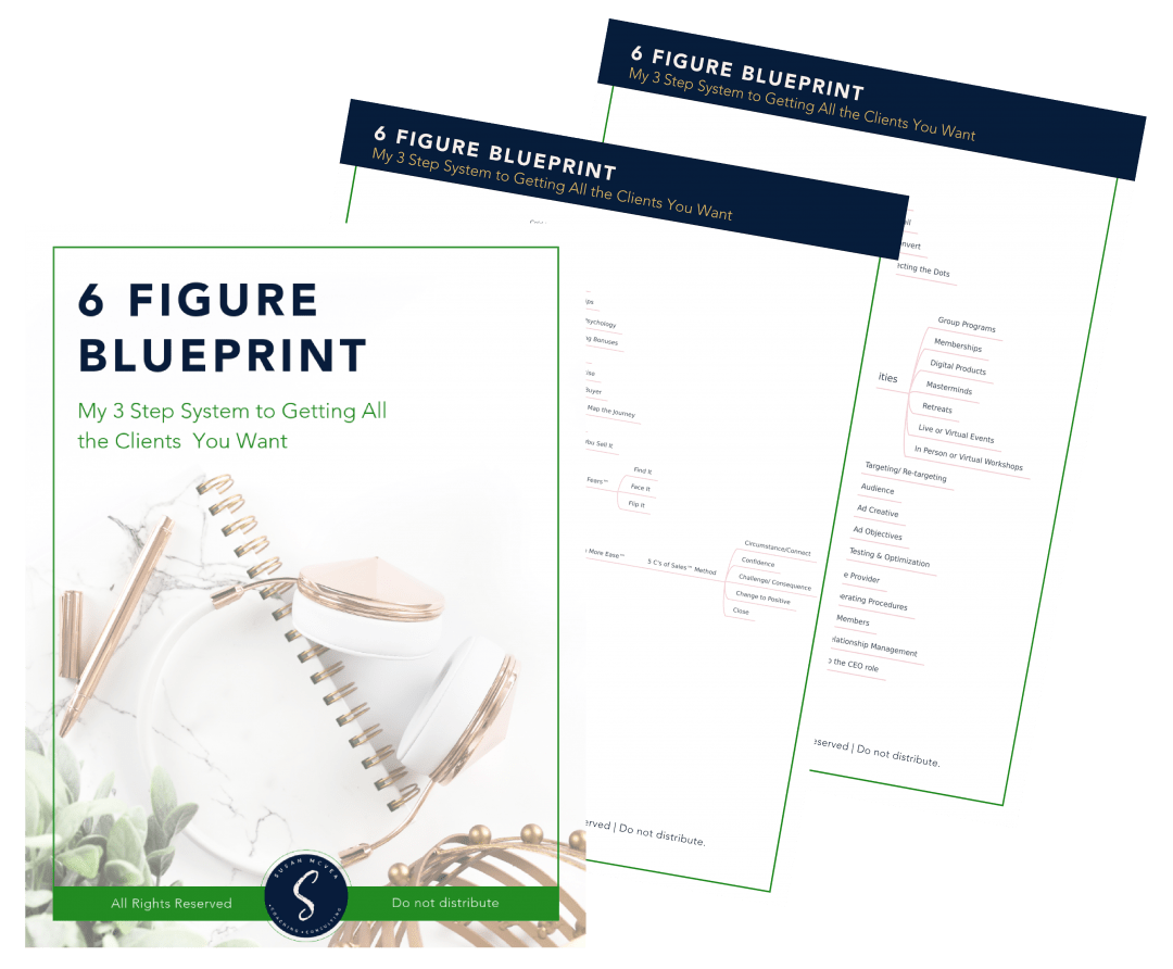 6 figure in 6 month - Freebie - Susan McVea